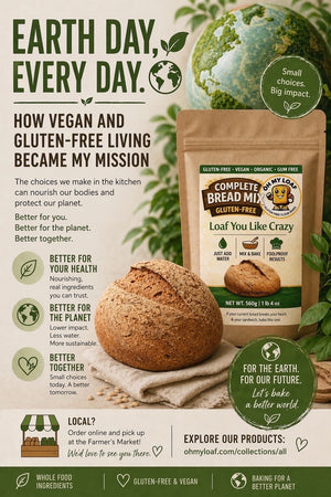 Earth Day from My Kitchen: How Vegan and Gluten-Free Baking Became My Mission